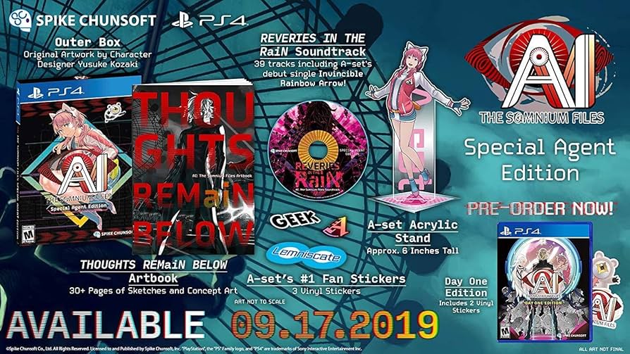 AI: The Somnium Files Special Agent Edition