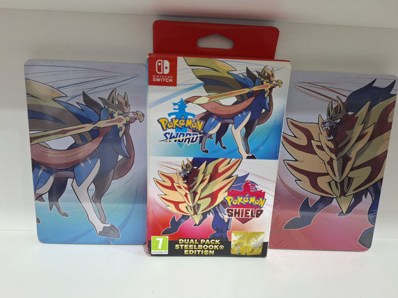Pokemon Sword & Shield Dual Pack Steel Book Edition