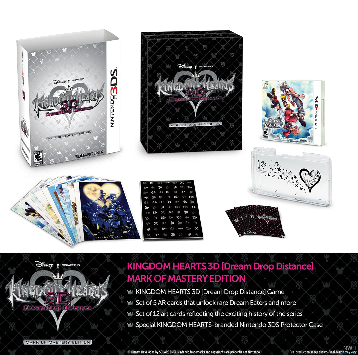 Kingdom Hearts 3d Dream Drop Distance Mark of Mastery Edition
