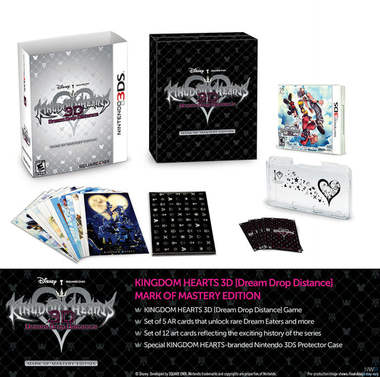 Kingdom Hearts 3d Dream Drop Distance Mark of Mastery Edition