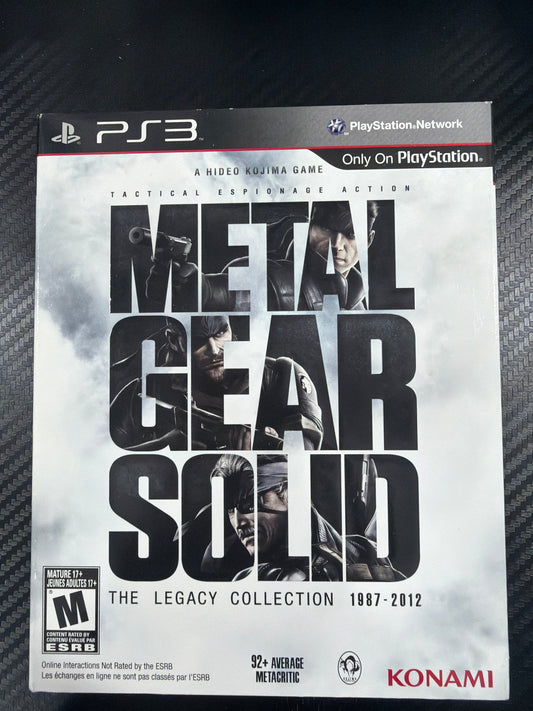 Metal Gear Solid The Legacy Collection 1987-2012
