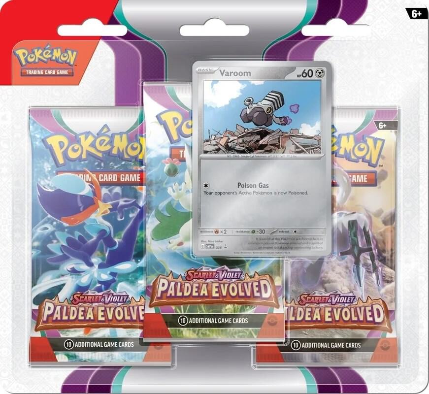 Paldea Evolved 3-Pack Blister