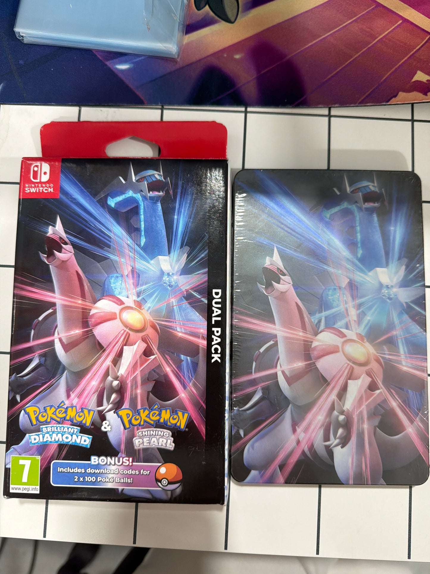 Pokemon Brilliant Diamond & Pokemon Shining Pearl Doble Pack With SteelBook