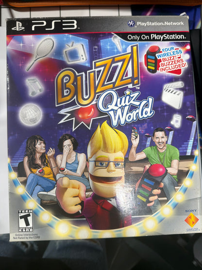 Buzz Quiz World 4 Controller Bundle