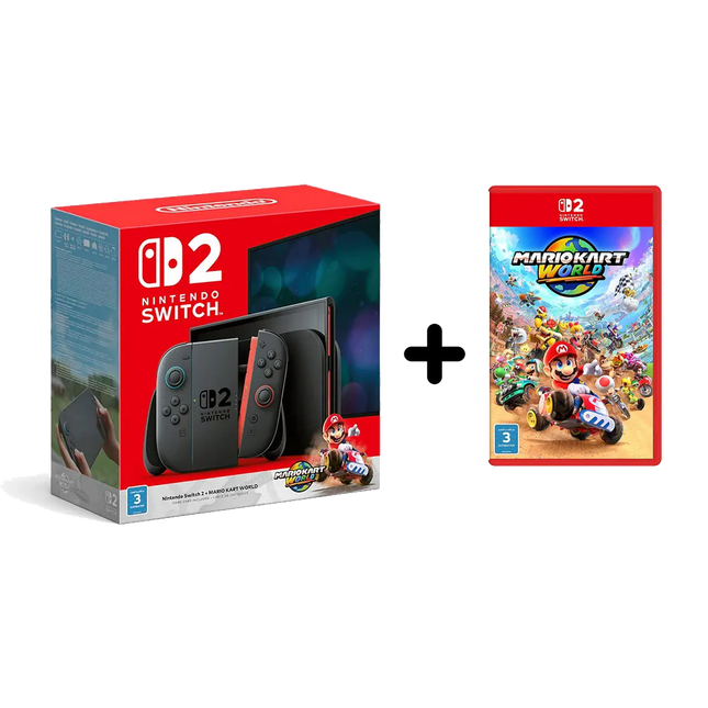 Switch 2 Console + Mario Kart Game Bundle