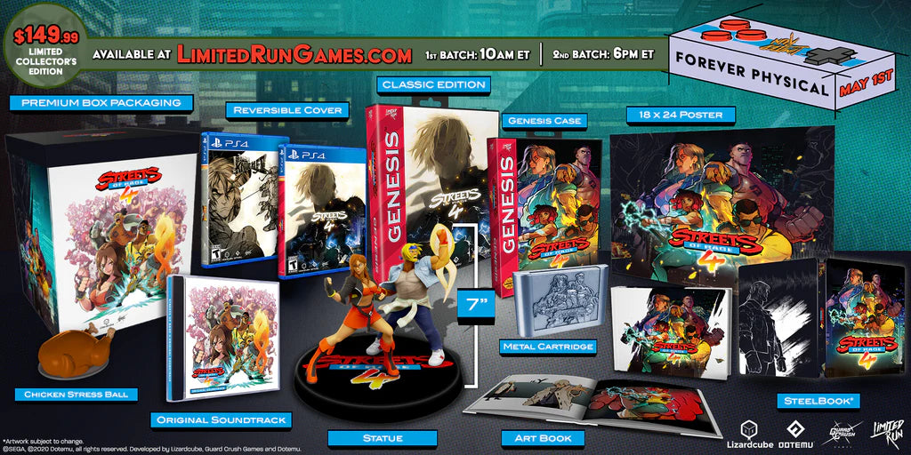 Streets Of Rage 4 Collector's Edition