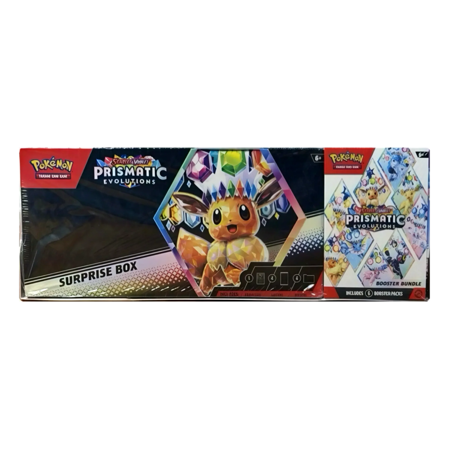 Prismatic Evolutions Surprise Box + Booster Bundle
