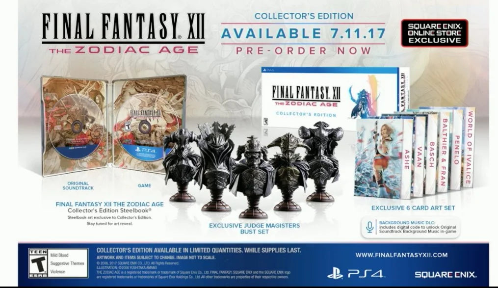 Final Fantasy XII The Zodiac Age Collector's Edition