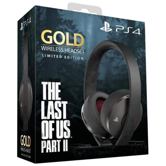 Playstation 4 Gold Wireless Headset The Last Of Us Part 2 Edition