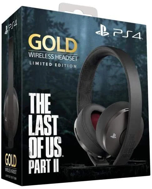 Playstation 4 Gold Wireless Headset The Last Of Us Part 2 Edition