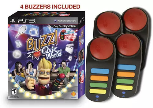 Buzz Quiz World 4 Controller Bundle