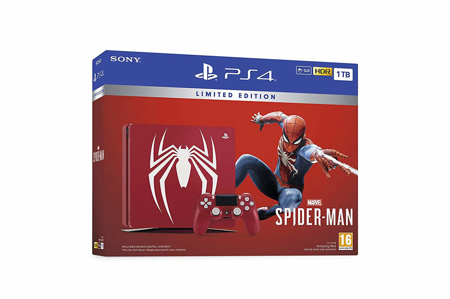 Playstation 4 Slim Spiderman Edition Console