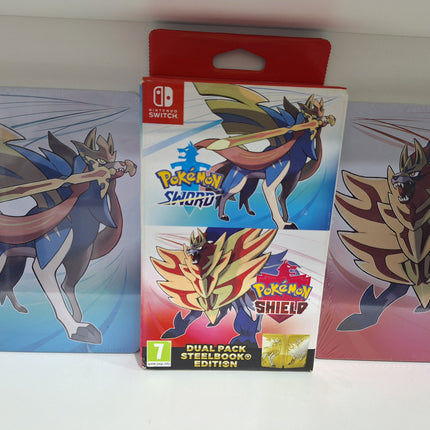 Pokemon Sword & Shield Dual Pack Steel Book Edition