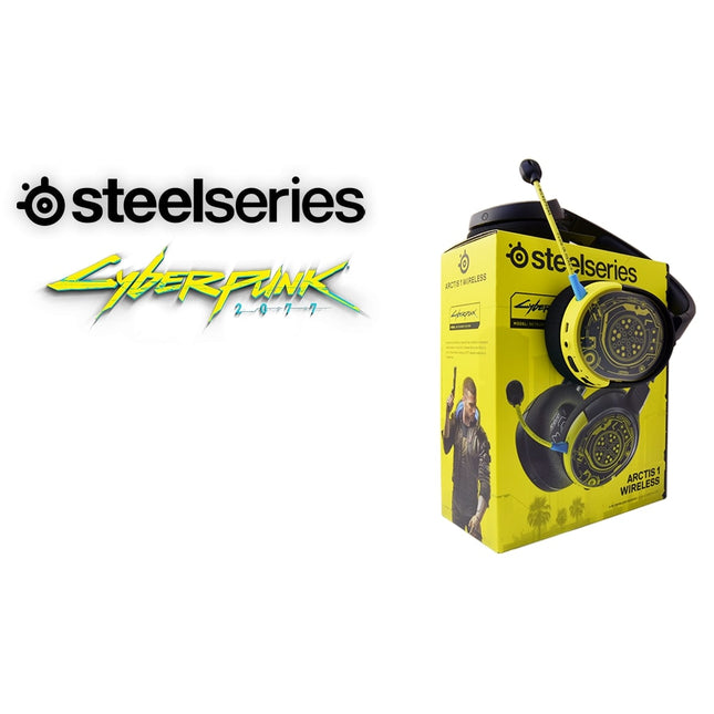 Steel Series Arctis 1 Wireless Headset Cyberpunk 2077 Edition