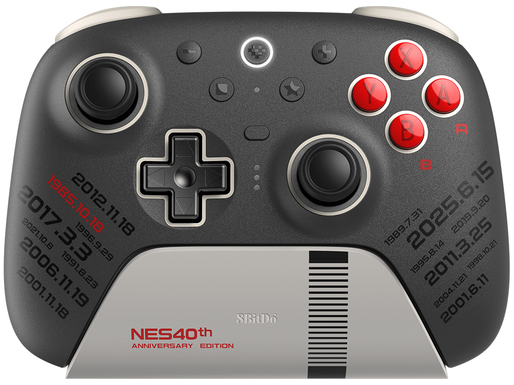 8Bitdo Ultimate 2 Controller - NES 40th Edition